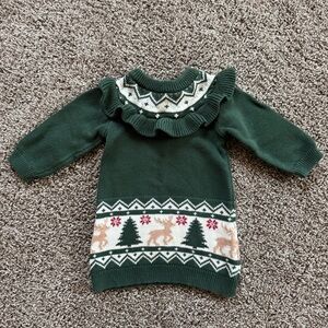 Nicole Miller 12M Green Knit Sweater